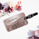 Search for rose gold luggage tags Bling