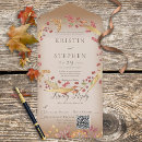Search for brown leaf invitations Boho