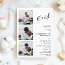 Search for black white simple wedding invitations Stylish