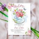 Search for tea cup bridal shower invitations Floral