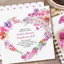 Search for flower air invitations For her