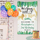 Search for young wild and three banners Jungle