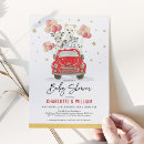 Search for red and gold baby shower invitations Mother to be
