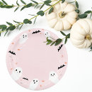 Search for pink halloween plates Ghosts