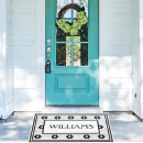 Search for last name doormats Modern