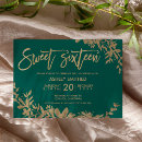 Search for foliage sweet 16 invitations Flowers