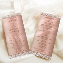 Search for rose gold wedding programs Blush pink