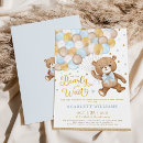 Search for brown baby boy shower invitations We can bearly wait