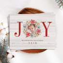 Search for red poinsettias christmas cards Family