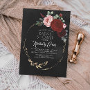 Search for gold black 5x7 bridal shower invitations gothic