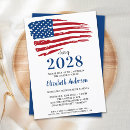 Search for red white and blue graduation invitations Patriotic