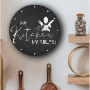 Search for black and white kitchen clocks Fun