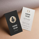 Search for voice business cards Microphone