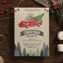 Search for truck christmas invitations Retro