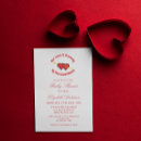 Search for two of hearts invitations Red