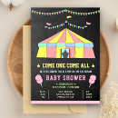 Search for pink circus invitations Cute