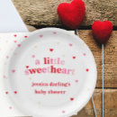 Search for valentines paper plates Red