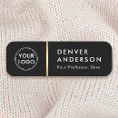 Search for golden name tags Small business employee