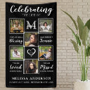 Search for memorial banners Photo collage