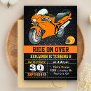 Search for motorcycle racing birthday invitations Party