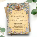 Search for compass wedding invitations Travel