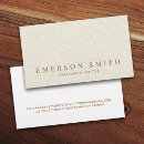 Search for off white business cards Interior designer