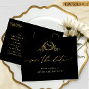 Search for black and gold foil invitations Script calligraphy