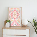 Search for pink orange art Boho