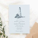 Search for lighthouse nautical wedding invitations Seaside
