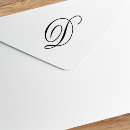 Search for monogrammed monogram initial letter rubber stamps Script