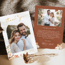 Search for autumn gold cards thank you weddings
