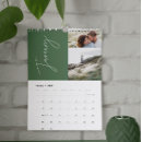 Search for green office supplies family calendars