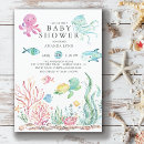 Search for mermaid baby shower invitations girls