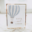 Search for adventure baby shower signs Hot air balloon