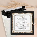 Search for great gatsby white gold wedding invitations Bride