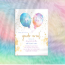 Search for watercolor gender reveal invitations Boy girl