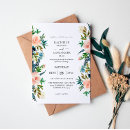 Search for dusty blue and pink wedding invitations Modern