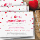 Search for valentines baby girl shower invitations Hearts