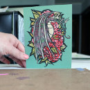 Search for red dragon postcards Roses
