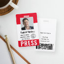Search for press id badges Journalist