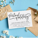 Search for charming wedding invitations Black and white