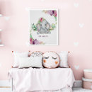 Search for pink elephant nursery art Illustration