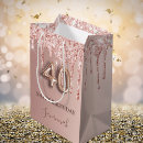 Search for pink glitter gift bags Rose gold