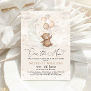 Search for starry baby shower invitations Crescent moon