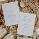 Search for light blue and white invitations For her