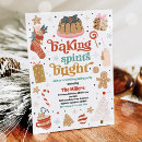 Search for cookie baking christmas invitations Baking spirits bright