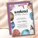 Search for weekend getaway invitations Watercolor