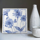 Search for blue art deco tiles Decorative flowers reproduction