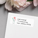 Search for mason jar return address labels Pink