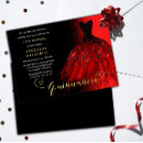 Search for ruby red and gold invitations For her